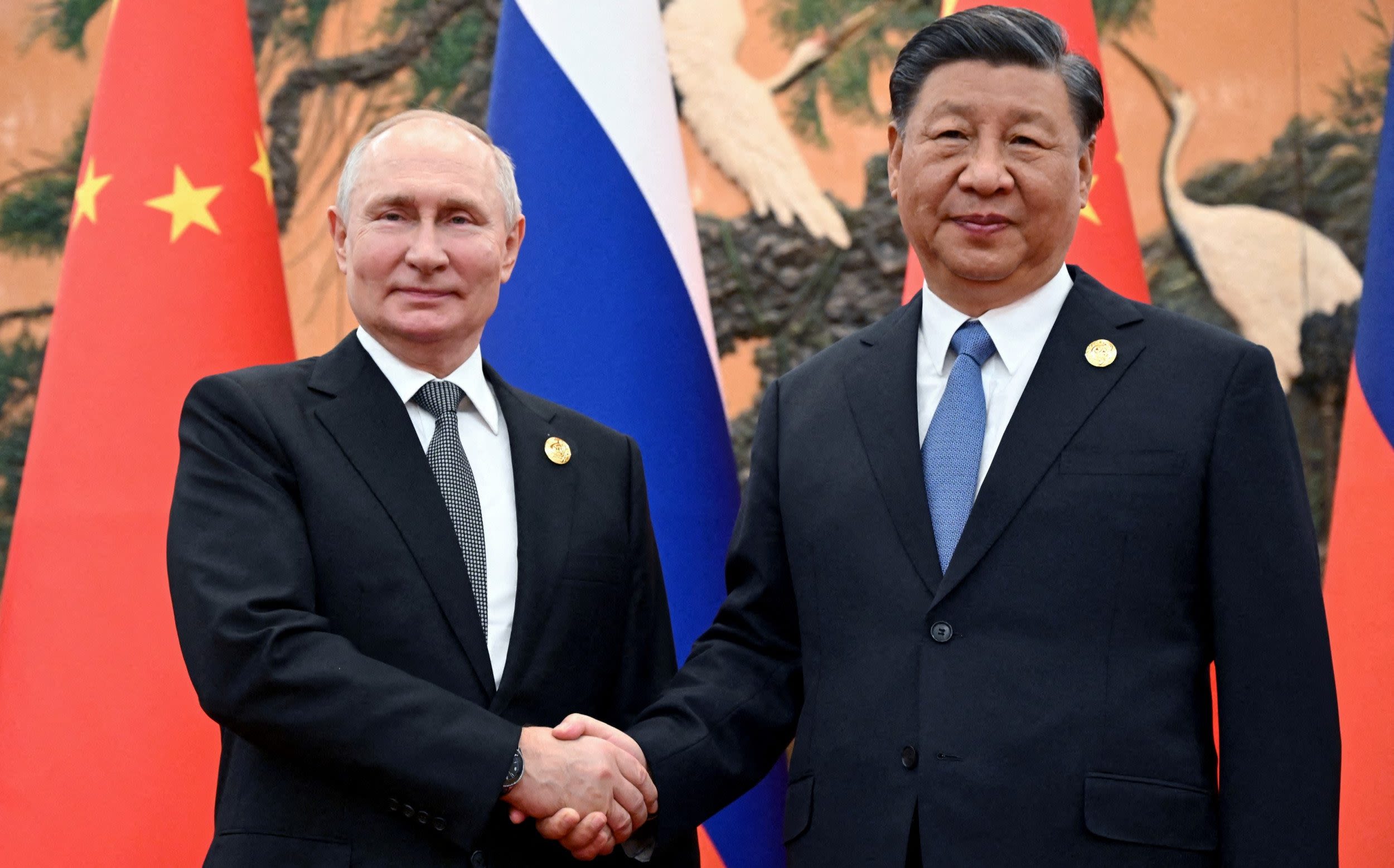 Vladimir Putin seeks to cement China relations on state visit to Beijing