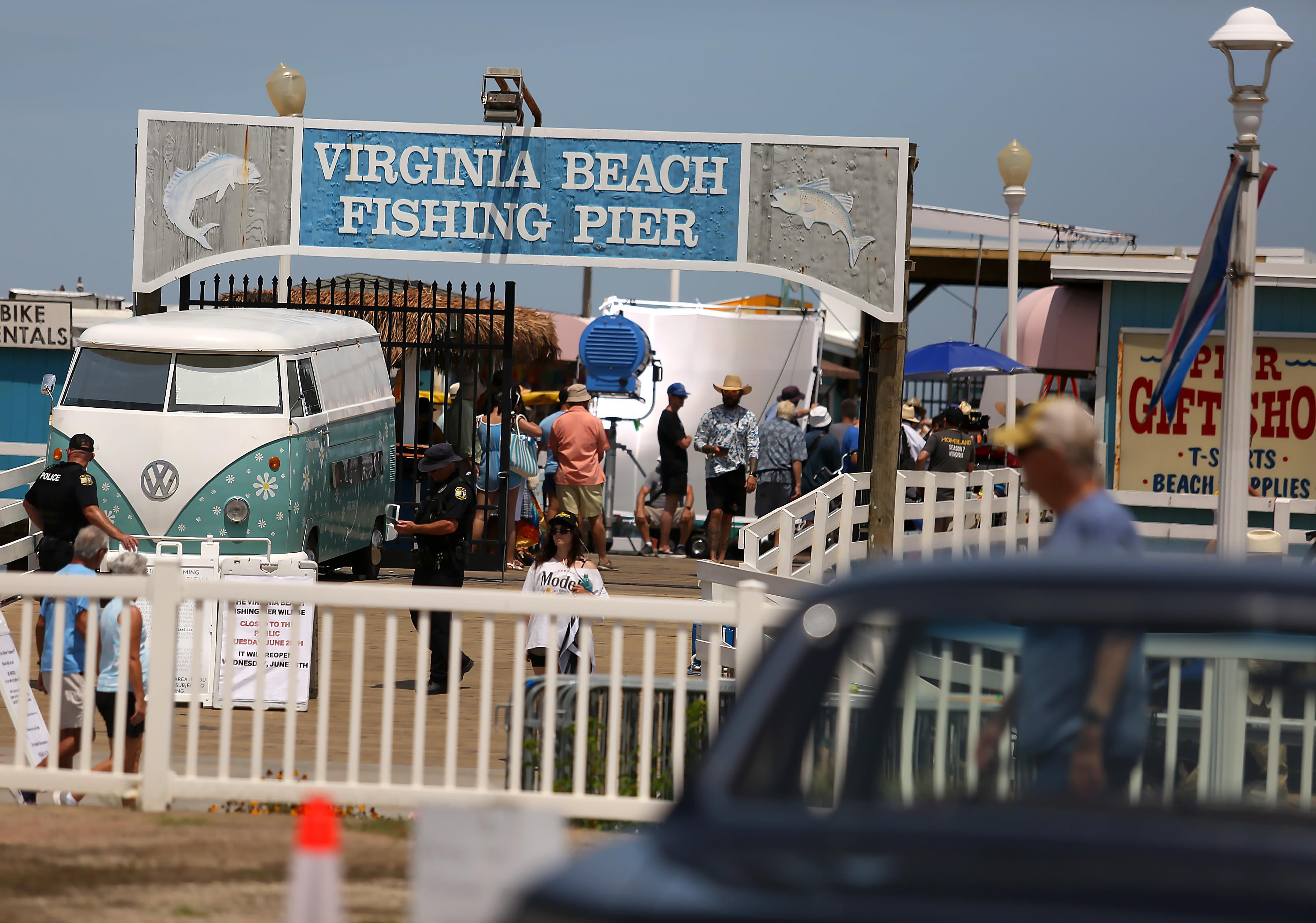 Virginia Beach Fishing Pier turned into a set for Pharrell’s new movie