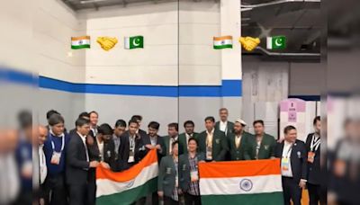 Pakistan Team's India Flag Gesture During Chess Olympiad 2024 Goes Viral On Internet | Chess News