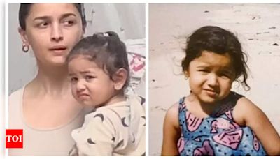 Raha Kapoor's adorable frown compared to Alia Bhatt's 'resting face'; fans say 'she got that from mama' | - Times of India