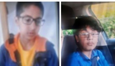 Police appeal for help to find missing brothers, 13 and 10, who may have travelled to Rochdale