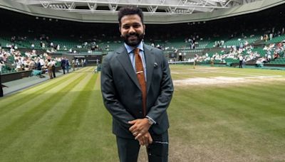 Rohit Sharma spotted at Wimbledon