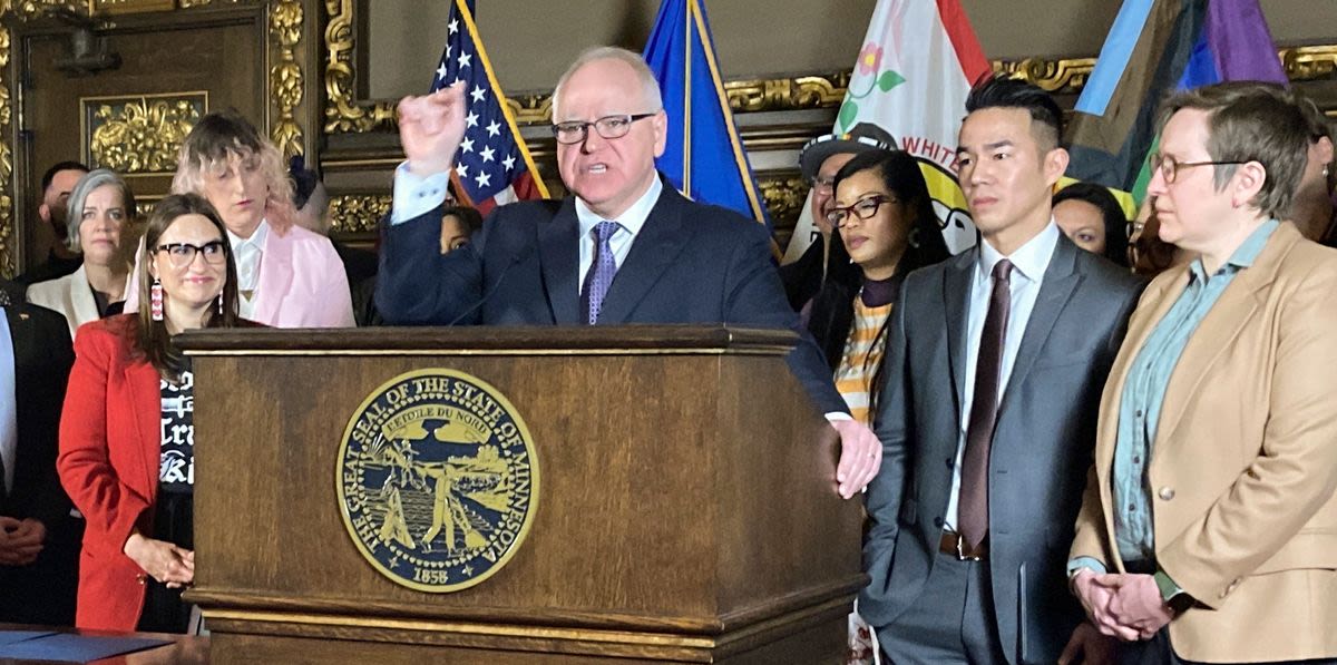 Tim Walz Has Spent Decades Championing LGBTQ+ Rights