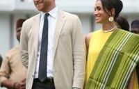 Britain's Prince Harry, Duke of Sussex, and his wife, Meghan, Duchess of Sussex, travelled to Lagos after their trip to Abuja