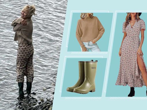 Pamela Anderson’s Floral Dress and Rain Boots Are What You’ll Want to Wear for Spring Chores — Get the Look from $10