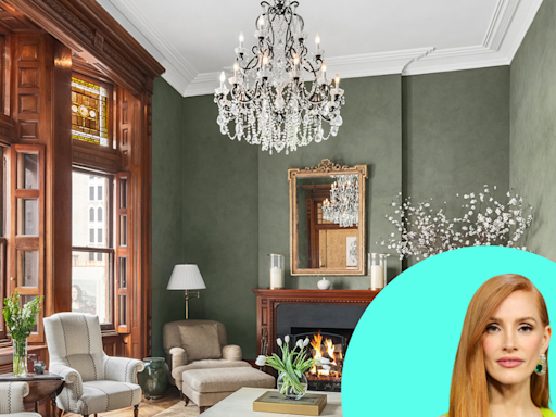 Actress Jessica Chastain Just Listed Her Gorgeous Guilded Age Apartment for $7.4 Million