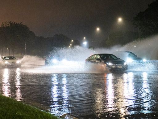 Residents evacuated in Nashville, Illinois after dam overtops and floods amid heavy rainfall