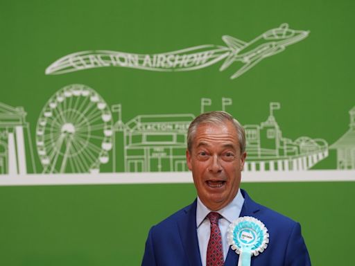 Nigel Farage wins Clacton seat as Reform UK party leader