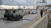 Attempted carjacking suspects remain at large after fiery crash in Salt Lake City