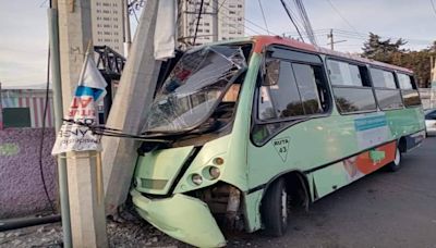 Aparatoso choque de microbús en Álvaro Obregón deja más de 10 heridos; esto pasó