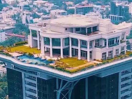 Magnata indiano constrói mansão de R$ 100 milhões no topo de arranha-céu, mas não pode morar nela
