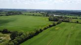 Two farmland plots - one near Debenham and another at Sudbury - are for sale at £5.1m