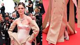 Coco Rocha Slides into Strappy Stilettos at “The Apprentice” Premiere During 77th Annual Cannes Film Festival