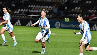 La selección Argentina le ganó a Costa Rica en el segundo amistoso internacional femenino - Diario Río Negro