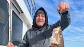 Codfish bite as ocean water temps continue to drop