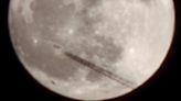 Mysterious object spotted flying in front of the moon actually Starlink satellite