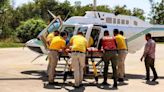 Traslado de menores con quemaduras graves al Hospital Pediátrico de Sinaloa