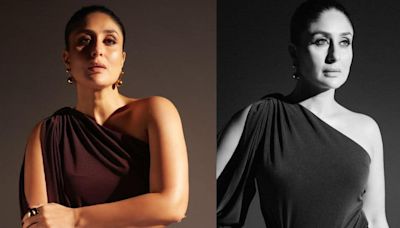 Kareena Kapoor Slays In Luxe Wine Maroon Jumpsuit, Asks Fans To Choose: Colour Or B&W