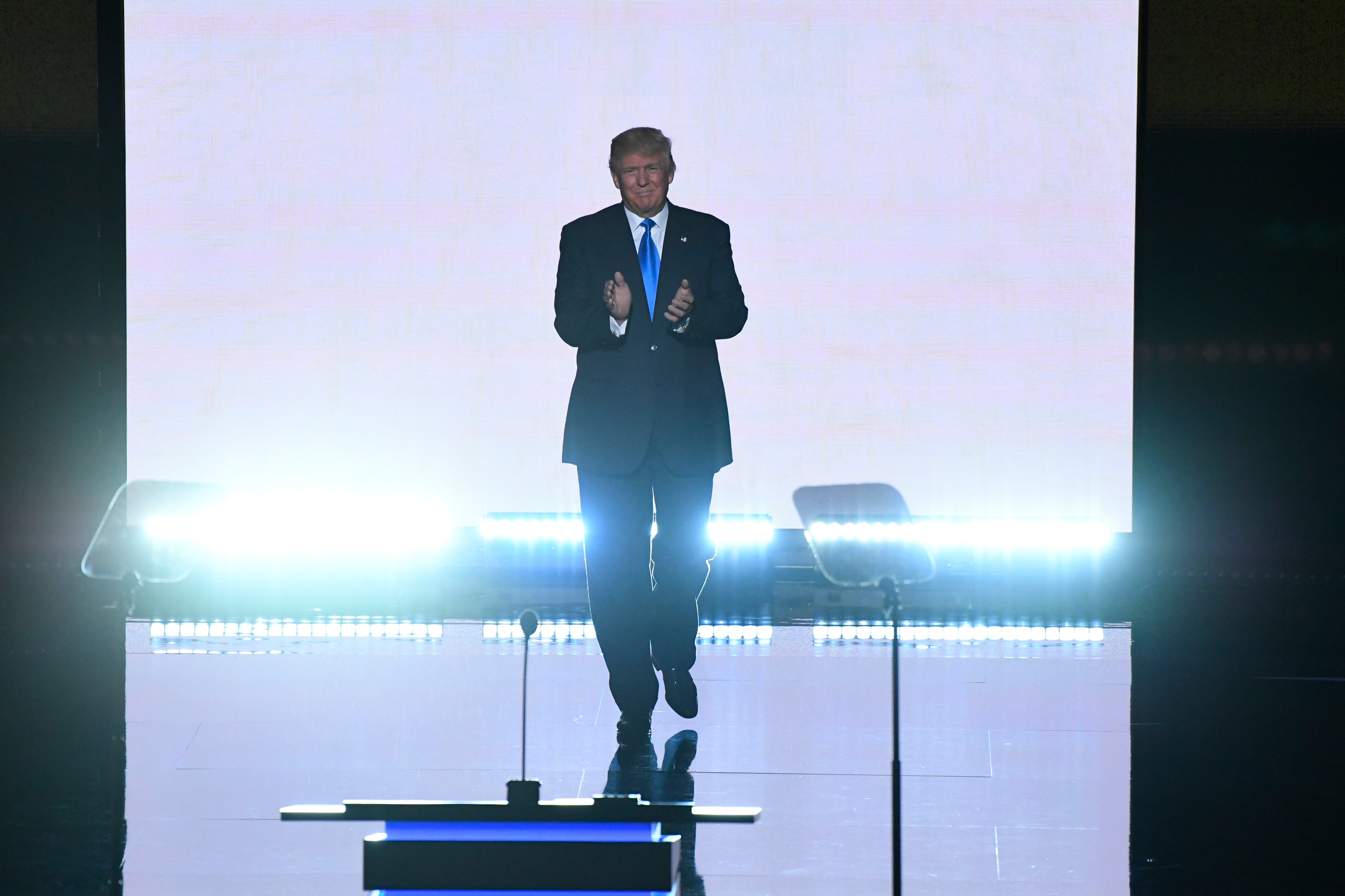 Trump entered a previous convention with wrestling-style intro. This week's might be epic.