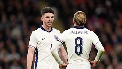 Declan Rice feels ‘safe’ with Conor Gallagher by his side in England midfield