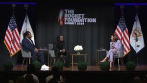 Quavo, VP Kamala Harris take on gun violence during Atlanta appearances on Tuesday