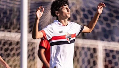 Aos 15 anos, Brenno Junqueira se destaca na base do São Paulo