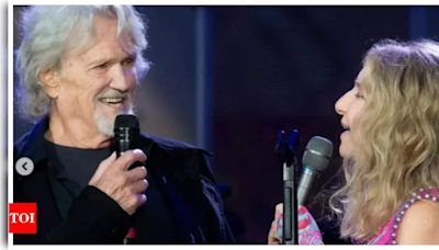 Barbra Streisand pays tribute to late 'A Star Is Born' co-star Kris Kristofferson: 'He was something special' | - Times of India