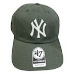 NEW ERA- NY 47品牌洋基白繡線NY棒球帽(橄欖綠)