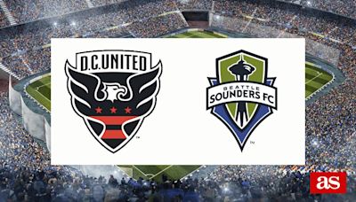 DC United 2-1 Seattle Sounders: resultado, resumen y goles