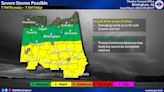 Level 3 severe weather risk for Alabama tonight