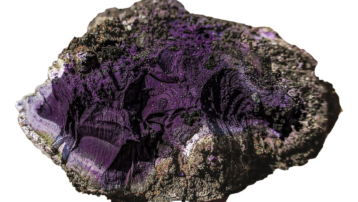 Rare "Mysterious Lump" Of Purple, Once Worth More Than Gold, Found In Roman Drain
