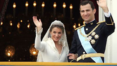 Queen Letizia’s wedding dress with gold embroidery was pricier than Kate's