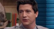 27. Ken Marino Wears a Slim Gray Suit and Salmon Tie