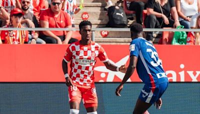 [Video] Yáser Asprilla hizo su primero golazo en Girona gracias a avivada de su compañero