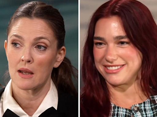 'The Drew Barrymore Show': Drew tells Dua Lipa she's "so incredibly happy" being single