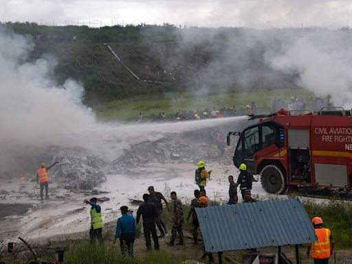Plane crash at Nepal's Kathmandu airport kills 18; captain survives