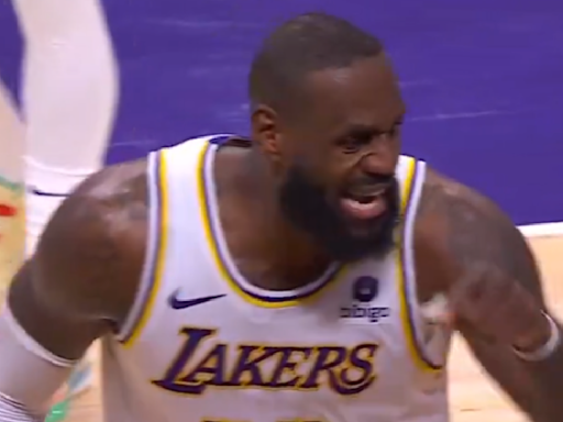 LeBron James' Sideline Outburst Toward Darvin Ham is Going Viral