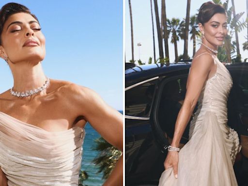 Juliana Paes aposta em vestido princesa de um ombro só em Cannes e famosas reagem: 'Perfeita'