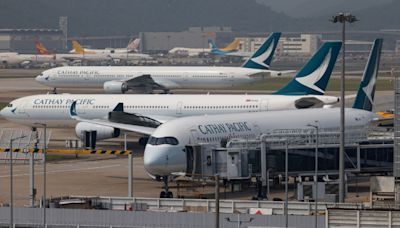 國泰航空表示A350機隊週六全面復飛 但知情人士指缺料可能延後復飛時間