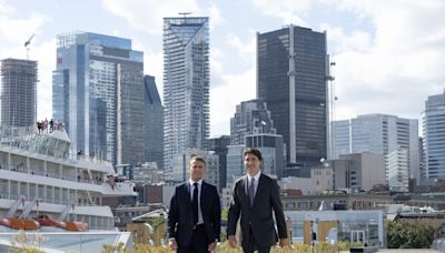 Trudeau, French president Macron meet in Canada as trade deal challenges continue