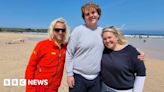 RNLI lifeguards reunite with boy they saved from rip in Cornwall