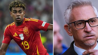 Yamal 'should be banned' as Gary Lineker and co give verdict on Spain teen