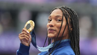 Tara Davis-Woodhall Sends Strong Three-Word Message About Husband’s Gold Medal