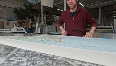 Thousands of maps help people feel at home in Pawtucket's 'Map Center'