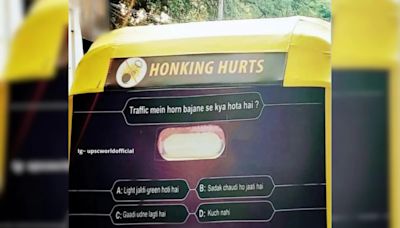 "Honking Hurts": Auto Driver's KBC-Inspired Question Delivers The Perfect Dose Of Laughter