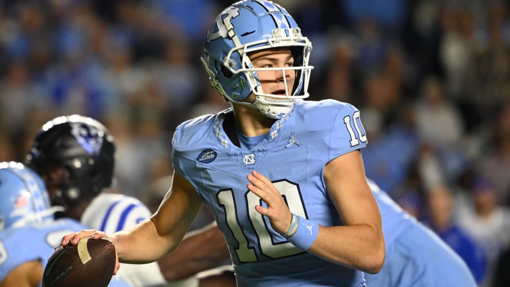 WATCH: Patriots QB Drake Maye arrives for rookie minicamp