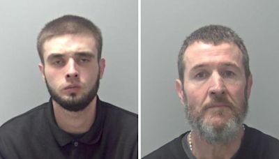 Two men jailed after theft, assault and knife crimes