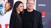 La esposa de Matt Damon, es vista en un bikini en Miami Beach, donde los dos se conocieron hace ya 20 años