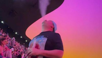 Man banned from The Sphere in Las Vegas after lighting up a bong during a Phish show