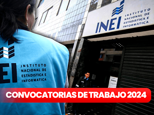 INEI abre concovocatoria de trabajo para encuestadores en Lima y regiones con sueldo de S/2.000